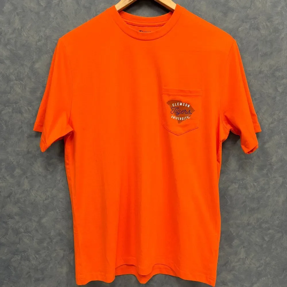 Champion Clemson Tigers University T-Shirt Orange Purple Pride Athletic College - Picture 2 of 7